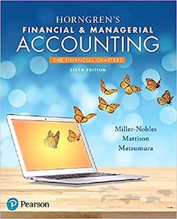 Horngren'S Financial And Managerial Accounting