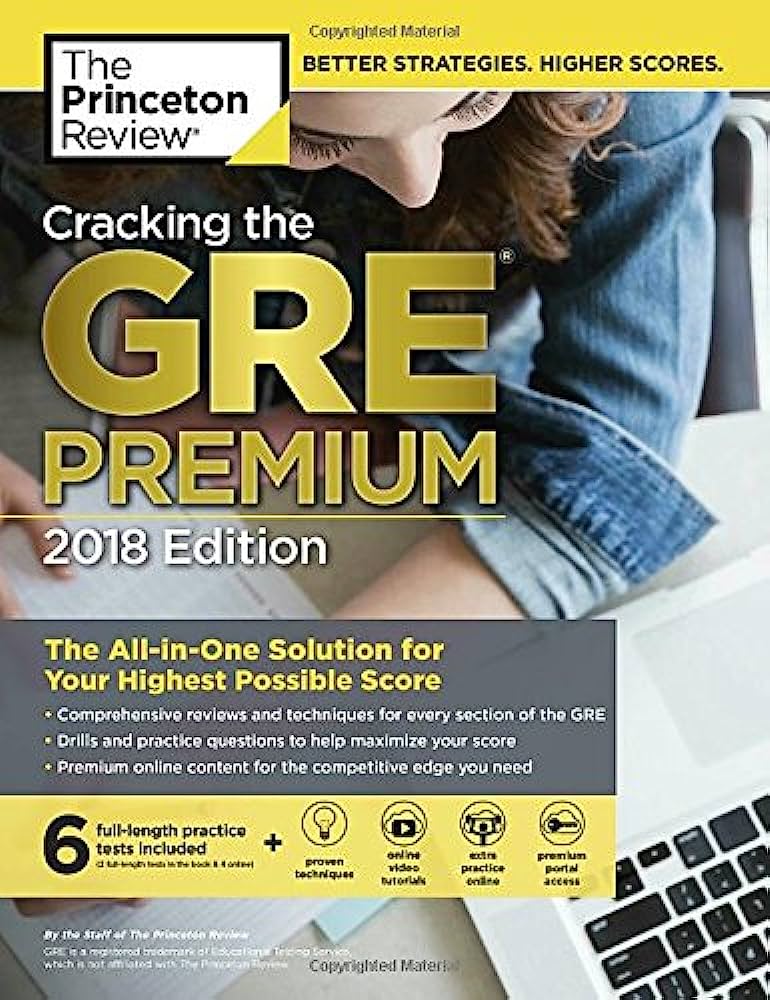 Cracking the GRE Premium 2018